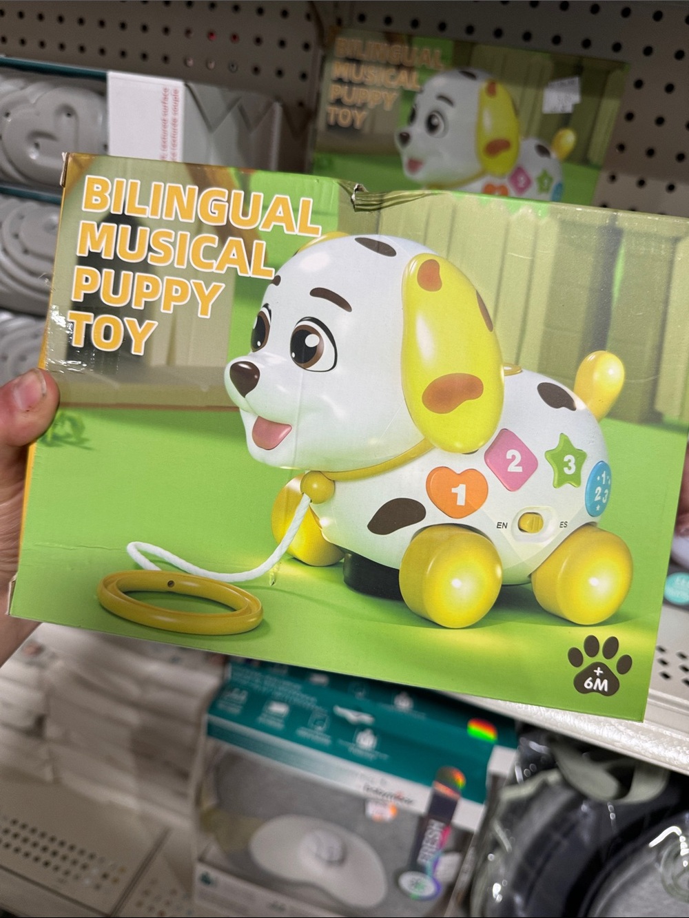 Bilingual Musical Puppy Toy